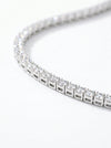 0.05 Carat Each Lab-Grown Diamond Tennis Necklace – Elegant Gold Design