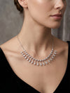 Lab grown diamond single line necklace