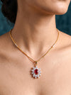 Fancy Lab Created Diamond Pendant With Out Chain