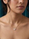 Leaf Marquise Shape Lab Grown Diamond Pendant With Chain