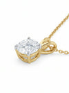 1.73 ct Solitaire Lab Created Round Diamond Split Bail Pendant