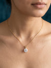 1.73 ct Solitaire Lab Created Round Diamond Split Bail Pendant