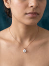 2.02 ct D VVS1 Round Lab Diamond Split Bail Pendant Only