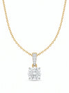 1.63 ct Solitaire Lab Grown Diamond Pendant Only