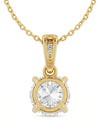 1.63 ct Solitaire Lab Grown Diamond Pendant Only