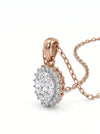 Oval Shape Lab Grown Diamond Only Pendant