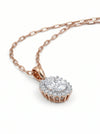 Oval Shape Lab Grown Diamond Only Pendant