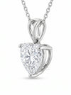 1.80 carat E VVS2 IGI Certified Heart Diamond Pendant With Chain