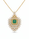 Fancy Lab Grown Diamond Pendant Without Chain