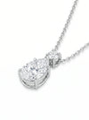 3.01 Carat IGI Certified Lab Create Solitaire Diamond Pendant With Chain