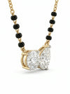 Toi et Moi Mangalsutra with Lab-Grown Diamonds in Round and Pear Shapes