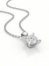 Italian style Lab Grown Diamond Pendant With Chain