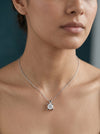 Italian style Lab Grown Diamond Pendant With Chain