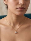 1.35 CT D VVS2 IGI Round Shape Solitaire Italian Style Lab Diamond Only Pendant