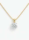 1.03 carat E VS1 Solitaire Lab Grown Diamond IGI Certified Only Pendant In 18kt Gold