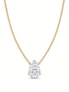 1.53 carat F VS1 IGI Pear Shape Diamond Pendant With Chain