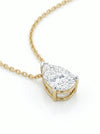 1.53 carat F VS1 IGI Pear Shape Diamond Pendant With Chain