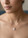 1.53 carat F VS1 IGI Pear Shape Diamond Pendant With Chain