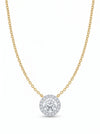 1.13 CT E VVS2 IGI Round Shape Lab Grown Diamond Pendant With chain