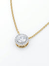1.13 CT E VVS2 IGI Round Shape Lab Grown Diamond Pendant With chain