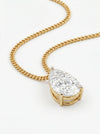 3 ct Solitaire Pear Shape Lab Grown Diamond Pendant