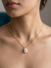 3 ct Solitaire Pear Shape Lab Grown Diamond Pendant