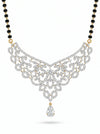 Hand Made Diamond Mangal Sutra Pendant with Chain