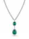 Solitaire Oval Shape  Lab-Grown Diamond Necklace