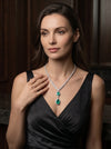 Solitaire Oval Shape  Lab-Grown Diamond Necklace