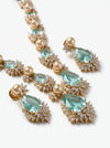 Pearl and Diamond Necklace with Emerald Accents