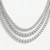 Multi-layered Lab Grown diamond necklace