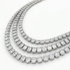 Multi-layered Lab Grown diamond necklace