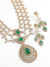 South Indian Style Lab-Grown Diamond Necklace