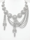 Lab-Grown Diamond Floral Cascade Necklace