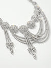 Lab-Grown Diamond Floral Cascade Necklace