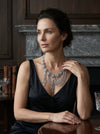 Lab-Grown Diamond Floral Cascade Necklace