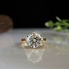 Lab Created Regal Bloom Solitaire Ring