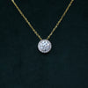 1.13 CT E VVS2 IGI Round Shape Lab Grown Diamond Pendant With chain