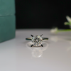 Italian Style luce Solitaire Lab Diamond Ring