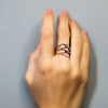 Pear &amp; Marquise Shape Lab Grown Diamond Ring