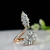 Elysian Twist Diamond Ring, Lab Grown Diamond