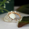 Crown of Brilliance Hiddent Halo Lab ade Diamond Band