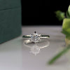 Women's Wedding Lab Made Round Diamond Ring