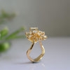 Luxe Blossom Lab Grown Diamond Cocktail Ring