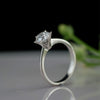 Women's Wedding Lab Made Round Diamond Ring