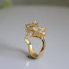 Luxe Blossom Lab Grown Diamond Cocktail Ring