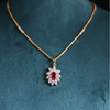 Fancy Lab Created Diamond Pendant With Out Chain