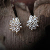 "Heritage Sparkle Floral Earring", Lab Grown Diamond Earring