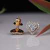 Halo Lab Grown Diamond Earring