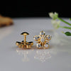 South Indian Style, Close Setting Diamond Earring